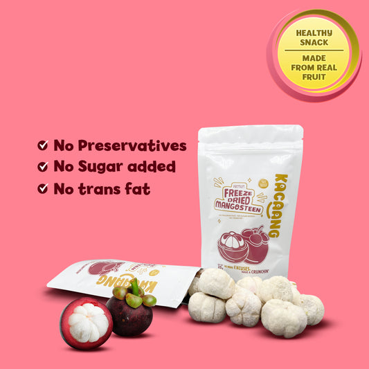 Freeze Dried Mangosteen Freeze Dried Fruit Healthy Snacks 25G