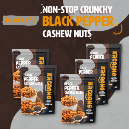 [Bundle of 5 -  Saving] Cashew Nuts In 6 Flavour